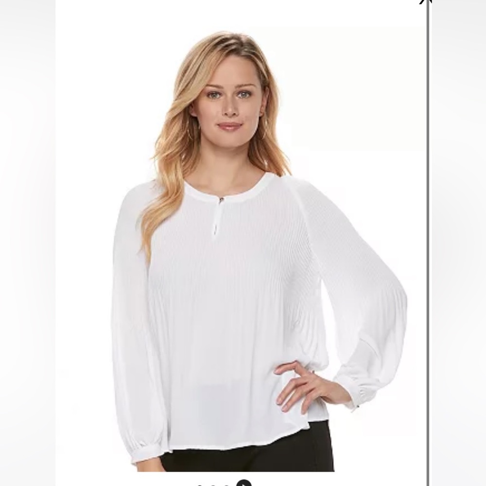 Flowy Lightweight Professional Blouse Size Small